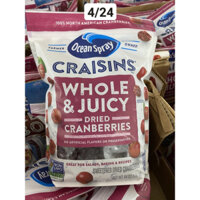 NAM VIỆT QUẤT SẤY KHÔ OCEAN SPRAY CRAISINS WHOLE DRIED CRANBERRIES 1.8KG