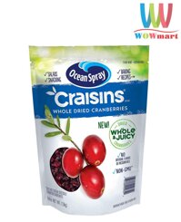 Nam việt quất sấy khô Ocean Spray Craisins Whole Dried Cranberries 1.8kg