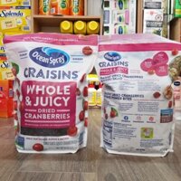 Nam Việt Quốc Khô, CHIA LẺ GÓI 0,5KG-1KG Cranberries Ocean Spray Craisin Mỹ