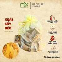 Nam Xanh Mứt Xoài Sấy Dẻo Chua Ngọt Dried Mango Loại 1 Túi 100 Miếng