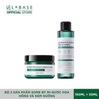 nam2 Bộ 2 Sản Phẩm Some By Mi AHA-BHA-PHA 30Days Miracle Nước hoa hồng 150ml/chai và Kem dưỡng 50ml/hộp Full Size nam2