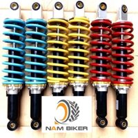 NamBiker - Giảm sóc sau Wave, phuộc Wave 1 lò xo 330mm gắn xe Wave, Dream, Cub [Giá 1 cặp]