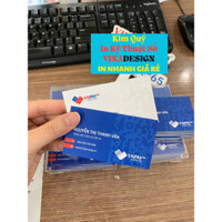 Namecard KTS, Giấy C300gsm,  in 2 mặt, cán mờ, lấy nhanh trong ngày, thiết kế in ấn theo yêu cầu KH - Quý VINADESIGN
