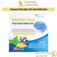 Namory Plus hộp 100 viên Nhất Anh hoạt huyết dưỡng não (tem công ty)