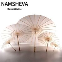Namsheva 5 Chiếc Ô Giấy, Ô Trang Trí Lụa Trắng, Phong Cách Trung Hoa Cổ Hoa Nhảy Dù Dầu Giấy Ô Nữ