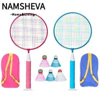 NAMSHEVA Bộ Vợt Cầu Lông Trẻ Em 3 ~ 12 Tuổi Tương Tác Với Cha Mẹ Con Cầu Nhẹ