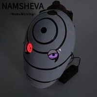 Namsheva Phát Sáng Naruto, Tobi Nhập Vai Sharingan Face Cover, 2025 Sasuke Obito Cosplay Full Face White Gift