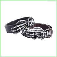 Nan Hiphop Đầu Lâu Thắt Lưng Nam Nữ Thắt Lưng Pin Khóa Bò Cô Gái Thắt Lưng Rộng Thông Thường Cho Quần Jean Nữ Trang Trí Thắt Lưng