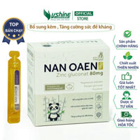 NAN OAEN gold zinC gluconat 80 mg hộp 20 ống - Bổ Sung Kẽm , magie - giúp kích thích tiêu hóa ,ăn ngon