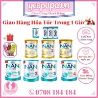 Nan Thụy Sỹ - Sữa Nan Optipro HMO Việt đủ số 1,2,3,4 900g,Nan Xanh,Nan Vàng Supreme HMO Yespapa.vn