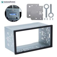 Nanasalonnn Đa Năng 2Din Ô Tô Stereo Đài Phát Thanh Lồng Khung Âm Thanh Dash Gắn Bộ Khung Cố Định Bộ Đơn Vị Đầu DVD Hộp Fascia Bảng Tấm ốp Phụ Kiện K1O1