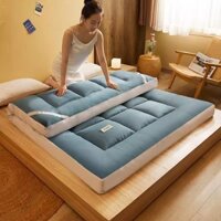 Nâng cấp 10CM nệm cao cấp chính hãng cấp dày, Nệm gia đình nệm ký túc xá tấm đệm trải sàn sợi bông siêu thoáng 1.6/1.8M