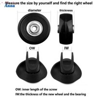 Nâng cấp hành lý của bạn với 4 chiếc Vali thay thế bánh xe Chất liệu cao su