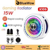 [Nâng cấp mới 2025] Bộ tản nhiệt điện thoại BlueWow 15W X109 cho điện thoại di động Quạt Phablet Bán dẫn Máy làm mát điện thoại di động Máy làm mát chơi game Điện thoại di động