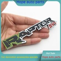 Nâng Cấp Mới Sáng Tạo 3D Kim Loại Xe Miếng Dán Raptor SVT logo Biểu Tượng Huy Hiệu Decal Cho Xe Ford F150 F250 F350 F450 F550 2010-2014 Fx4 Phụ Kiện Ô Tô