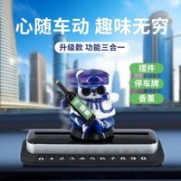 Nâng Cấp Ván Trượt Gấu Đỗ Xe Biển Số Di Chuyển Trung Tâm Điều Khiển Xe Hơi Hương Liệu Ván Trượt Gấu Đồ Trang Trí Nước Hoa Gấu th122