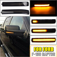 Năng Động Bật Tín Hiệu LED Bên Gương Chiếu Hậu Đặt Hàng Đèn Báo Thích Hợp Cho Xe Ford F150 F-150 2009-2014 SVT Raptor 2010-2014