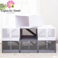 Năng LƯỢNG GIỚI HẠN 3 Hộp đựng giày, Hộp đựng giày bằng vải Oxford cỡ lớn, Tủ đựng giày kết hợp chống bụi chống nước thoáng khí bền bỉ cho gia đình