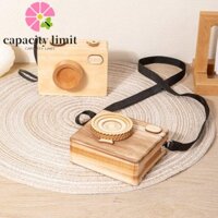 Năng LƯỢNG GIỚI HẠN Camera Trang Trí, Hộp Nhạc Bằng Gỗ Tinh Tế, Phụ Kiện Tiệc Sáng Tạo Vintage Tay Quay Hộp Nhạc Để Bàn