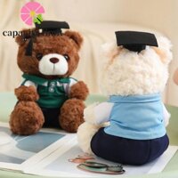 Năng LƯỢNG GIỚI HẠN Đồ chơi nhồi bông gấu Cử nhân, Đồ chơi nhồi bông Phim hoạt hình Mũ bác sĩ Búp bê gấu tốt nghiệp, 23cm có mũ bác sĩ Búp bê mềm Ngồi gấu Đồ chơi sang trọng ủng hộ bữa tiệc