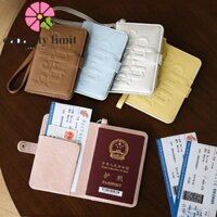 Năng LƯỢNG GIỚI HẠN Giá đỡ hộ chiếu, Túi đựng giấy chứng nhận chữ bằng da PU, Hộp đựng vé sáng tạo Máy bay Kiểm tra dây treo Kẹp hộ chiếu Phụ kiện du lịch