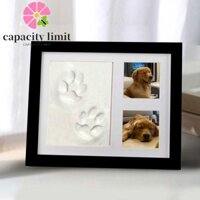 Năng LƯỢNG GIỚI HẠN Khung ảnh tưởng niệm cho bé, Bảng nhân tạo hình chữ nhật Pet Paw In Khung ảnh, Đồ trang trí khung dấu chân mèo DIY thủ công ngộ nghĩnh Trang trí nội thất