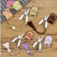 Năng LƯỢNG GIỚI HẠN Nghệ Thuật Kéo Mini, Sáng Tạo Với Vỏ Bảo Vệ Dụng Cụ Cắt Chỉ Nhỏ, Đầu Thẳng Kim Loại Di Động Với Tua Rua May Thêu Kéo Làm Thủ Công