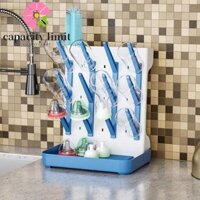 Năng LƯỢNG GIỚI HẠN Sắp xếp lưu trữ, Giá phơi bình sữa đứng đứng có thể tháo rời, Giá phơi kính bằng nhựa chắc chắn có thể tháo rời Phụ kiện bình sữa cho bé