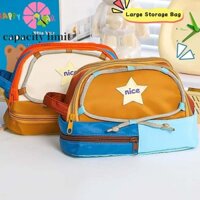 Năng LƯỢNG GIỚI HẠN Túi văn phòng phẩm nhiều lớp, Túi đựng bút chì ngôi sao Hộp đựng văn phòng phẩm Túi đựng bút lớn, Hộp đựng đồ trang sức Dung tích lớn Hộp đựng bút chì 3 lớp Dụng cụ viết học sinh