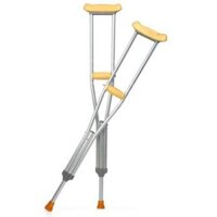 Nạng Nách nhôm Người Lớn (1 đôi), nạng tập đi bằng nhôm siêu nhẹ