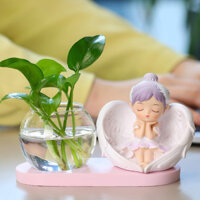 Nâng Nước Xanh Dll Bình Vinyl Ballet Cô Gái Phong Cách Mới Trang Trí Nhà Cửa Phong Cách Bắc Âu Trang Trí Bàn Làm Việc Nhựa Thủ Công