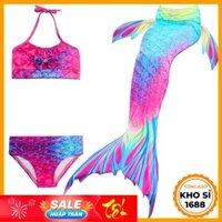 Nàng tiên cá cho bé gái đồ bơi quần áo tắm đi biển đồ chơi hóa trang trẻ em E83