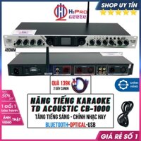 Nâng tiếng karaoke, Nâng tiếng TD Acoustic CB-1000 cao cấp, Bluetooth-Optical-USB-Chỉnh Âm Hay (tặng dây)- H2pro Audio