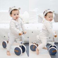 (Nâng yên + tay lái) Xe chòi chân, xe thăng bằng Squirrel Baby điều chỉnh độ cao cho bé 10-36 tháng