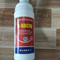 Nano bạc 1lít sát trùng chuồng trại B-KACID, phun trực tiếp lên vật nuôi, chuồng trại