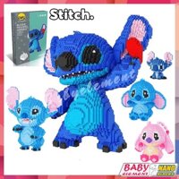 Nano block Mô Hình Nhân Vật lilo & stitch Hoạt Hình Cỡ Lớn Độc Đáo diy