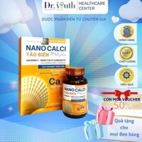 Nano Calci Tảo Biển Milk Plus Bổ Sung Canxi Hỗ Trợ Phát Triển Chiều Cao Giảm Loãng Xương Hộp 30 Viên