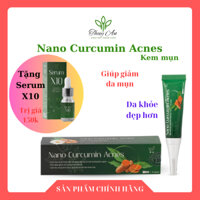 Nano Curcumin Acnes-Kem ngăn ngừa-Giảm mụn-Giúp da khỏe đẹp-Tặng SerumX10 Thuần chay