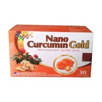 Nano Curcumin Gold - hỗ trợ điều trị bệnh về dạ dày, phòng ngừa ung thư (Hộp 30v)