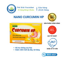 Nano curcumin HP Học Viện Quân Y - Hỗ trợ giảm loét dạ dày, tá tràng