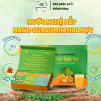 Nano Curcumin Mai Mực Dạng Gói Pha Nước Nghệ Nếp Hỗ Trợ Trào Ngược Hộp 45 Mix 3 Vị Gói Lavisu LU07