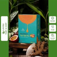 Nano curcumin mai mực nước nghệ nếp vị chanh leo hộp 15 gói (gói 15ml)