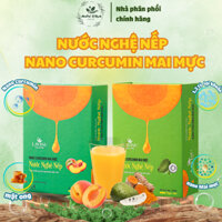 Nano curcumin mật ong đặc biệt nano mai mực 30 gói 2 vị đào và mãng cầu LU07