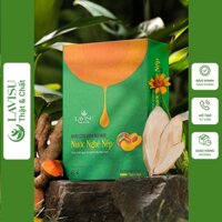 Nano curcumin nước nghệ nếp mai mực vị đào hộp 15 gói LAVISU LA05
