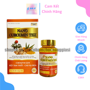 Nano Curcumin Tam Thất Xạ Đen HVQY (30 viên)