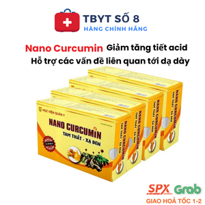 Nano Curcumin Tam Thất Xạ Đen HVQY (30 viên)