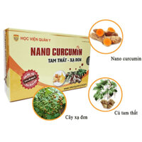 Nano Curcumin Tam Thất Xạ Đen - Học Viện Quân Y ( hộp 30 viên )