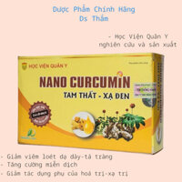 Nano Curcumin Tam Thất Xạ Đen - Học Viện Quân Y ( hộp 30 viên )