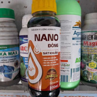 Nano Đồng chai 500ml Ngăn ngừa nấm Phytophthora, xì mủ, cháy bìa lá, bạc lá...
