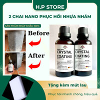 Nano phục hồi nhựa nhám xe máy và ô tô. Dung tích 50 ml. Chai thủy tinh.